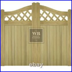 SUPER HEAVY DUTY DRIVEWAY GATES TIMBER WOODEN 2850 x 1219.2mm