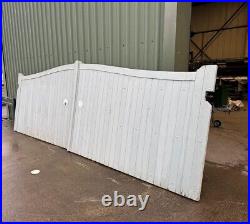 Set of wooden gates pre-owned