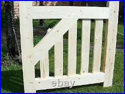 Single Wooden Driveway Gate 3ft High x 2ft 6 6ft Wide