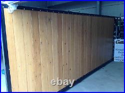 Sliding Wooden Gates On Steel Frame Top Quality Best Prices Family Business
