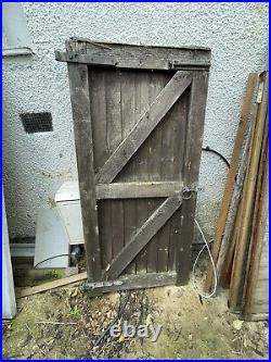 Solid Timber Wooden Gate. The Dimensions Are 65 inches by 31.25 inches