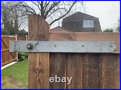 Solid Wooden Driveway Gates With Hardware