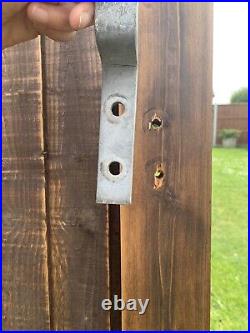 Solid Wooden Driveway Gates With Hardware