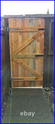 Solid wooden garden gates drive way gates picket fences any size can be made