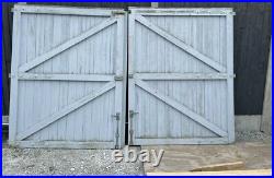 Strong wooden driveway gates With Hinges Garage