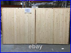 Tall SOLID Driveway Gates 11ft x 1800mm wooden timber wood redwood sale
