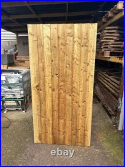 Tanalised FeatherEdge Wooden Garden Gates Fully Framed