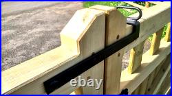 Throw over loop pad lockable for wooden gates heavy duty gate fittings fencing
