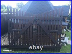 Used wooden driveway gates