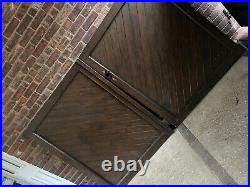 WOODEN DRIVEWAY GATES (used)