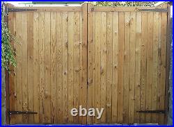 WOODEN HAND MADE DRIVEWAY GATE'S'WANSTROW' and SINGLE (T20MHF)