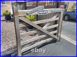 Wood Driveway 5 Bar country wooden gates
