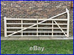 Wooden 5 Bar Curved Horn farm driveway gate Made To Measure 3ft 13ft SEE INFO