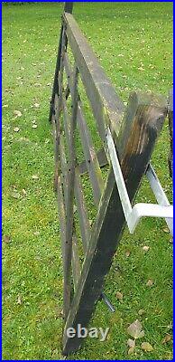 Wooden Diamond Braced 5 Bar Field Gate 8ft