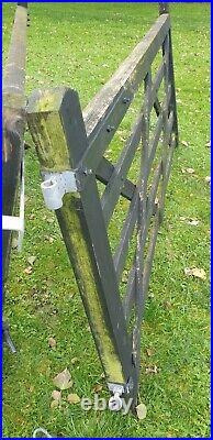 Wooden Diamond Braced 5 Bar Field Gate 8ft