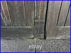 Wooden Double Gate Driveway