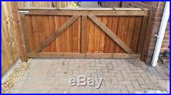 Wooden Drive Way Gates Gates All sizes Heavy Duty! Tongue Groove/Featheredge