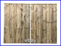 Wooden Driveway Bespoke Garden Gates / Tanalised Treated Wood Timber Gates