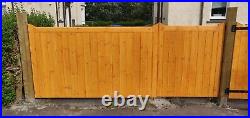 Wooden Driveway Gate! Heavy Duty Solid Gate & Free T Hinges 3m Wide
