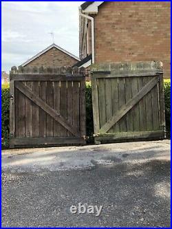 Wooden Driveway Gates 11 Ft X 6ft