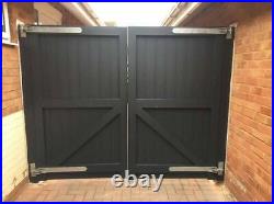 Wooden Driveway Gates 1800 (6ft) Flat Top, Made To Measure