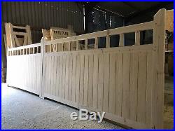 Wooden Driveway Gates 3 And 4 High Flat Top Spindles Design The Fortress Gate