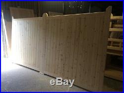 Wooden Driveway Gates 6ft High x 12ft Wide (Each Gate 6ft Wide) Collection only