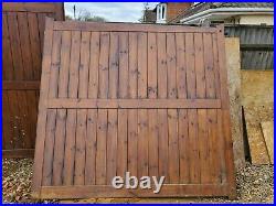 Wooden Driveway Gates Approx 7ft x 7ft each