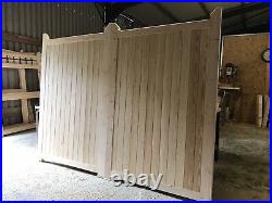 Wooden Driveway Gates Boarded Flat Top Gate New Modern Design The Cottage Gate