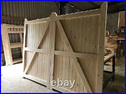 Wooden Driveway Gates Boarded Flat Top Gate New Modern Design The Cottage Gate