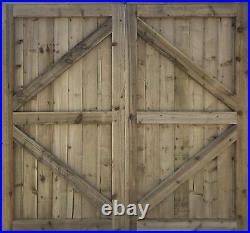 Wooden Driveway Gates Closeboard Handmade FREE DELIVERY Ready To Fit