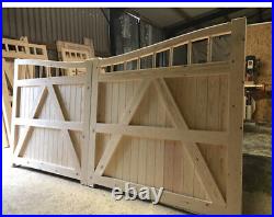 Wooden Driveway Gates Curve Top New Gates Near Me Made To Measure The Loch Gate