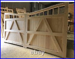 Wooden Driveway Gates Curve Top New Gates Near Me Made To Measure The Loch Gate