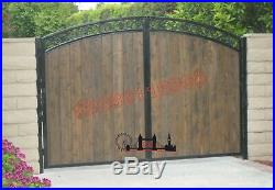 Wooden Driveway Gates / Front Driveway Gate / Gates/ Wrought Iron Gate/gates