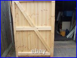 Wooden Driveway Gates Fully Boarded