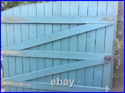 Wooden Driveway Gates! Heavy Duty Solid Gates! 5ft Highest Point