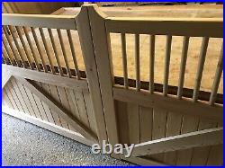 Wooden Driveway Gates Siberian Larch Custom Sizes Made Design The Carousel Gate