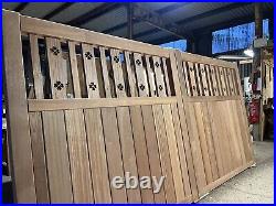 Wooden Driveway Gates Suitable For Electric Gate Automation The Shamrock Gates