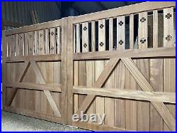 Wooden Driveway Gates Suitable For Electric Gate Automation The Shamrock Gates