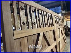 Wooden Driveway Gates Suitable For Electric Gate Automation The Shamrock Gates