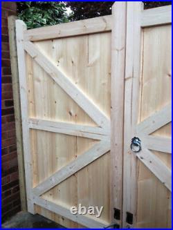 Wooden Driveway Gates Timber 8ftx6ft Also Bespoke Sizes Available