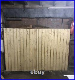 Wooden Driveway Gates Timber Double Gates Heavy Duty Made To Measure Service