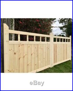 Wooden Driveway Gates With Spindle Design Feature New Garden Gate All 36 High