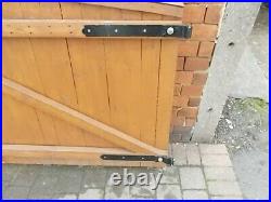 Wooden Driveway Gates plus side Gate - Buyer to collect