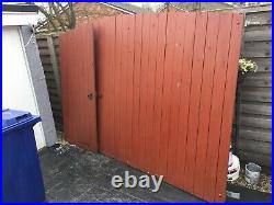 Wooden Driveway Used Gates 12ft (8 Foot And 3 Foot)
