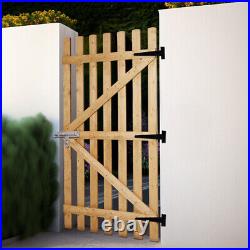 Wooden Garden Fence Gate Entrance Picket Fencing Gate 3ft 4ft 5ft 6ft Height