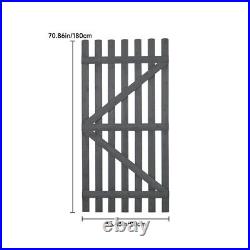 Wooden Garden Fence Gate Entrance Picket Fencing Gate Door 3ft x 3ft/4ft/5ft/6ft