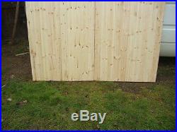 Wooden Gates Driveway Top Quality Timber Garden Tongue & Grooved Full Framed