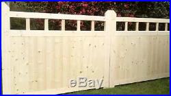 Wooden Gates New Driveway Gates With Spindles! Quality Bespoke Gate! 3' 6'' HIGH