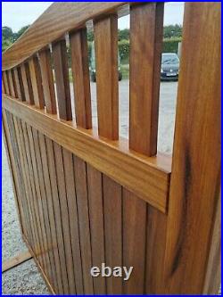 Wooden Hardwood driveway gates, Bespoke Gates